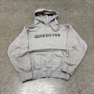 Quiksilver Men's Grey Hoodie